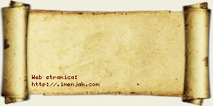 Omilj Ćokić vizit kartica